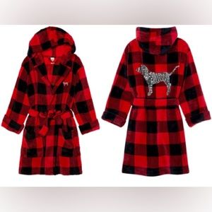 Victoria Secret PINK - M/L Plaid Robe